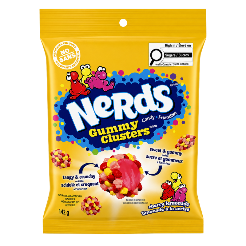 NERDS - GUMMY CLUSTER LIMONADE À LA CERISE - 10/142G