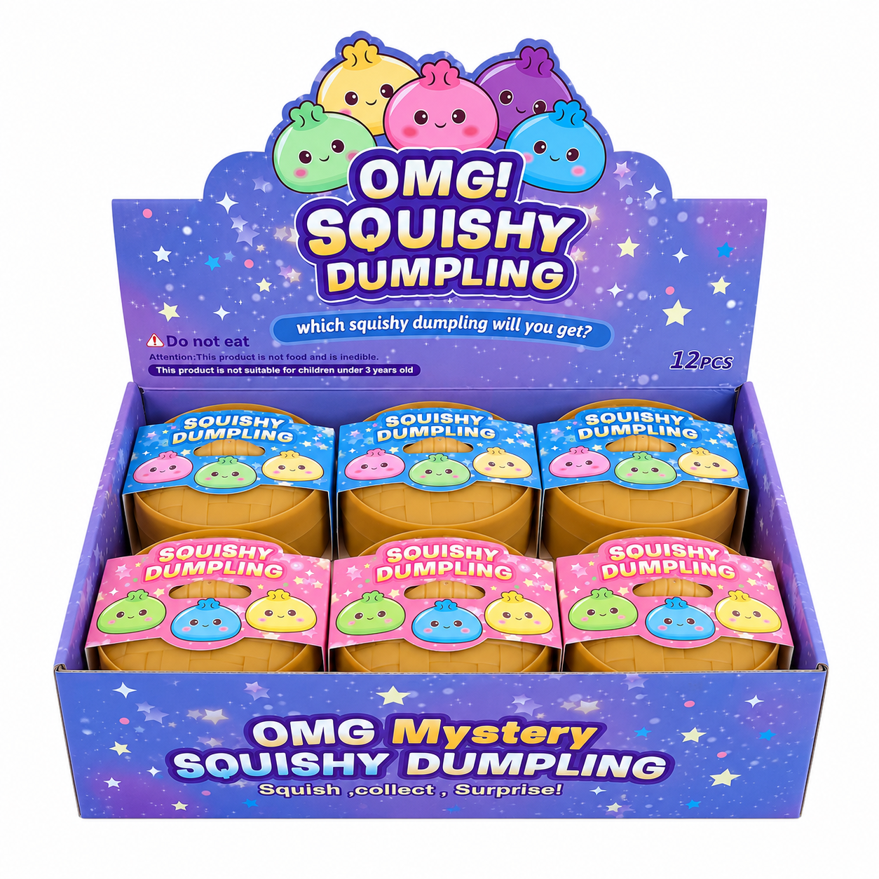 PRE-ORDER - OMG! SQUISHY DUMPLING - 12pcs