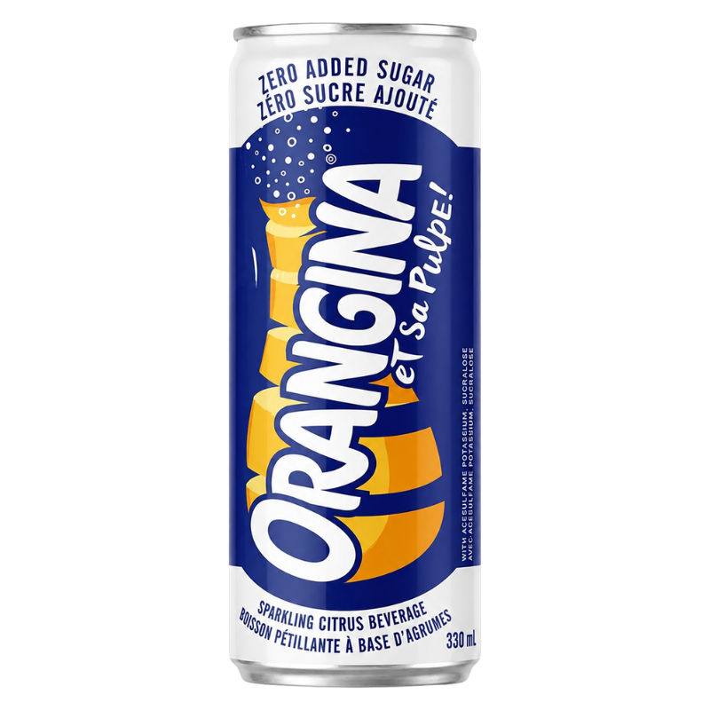 ORANGINA - BOISSON PÉTILLANTE ZÉRO SUCRE - 24/330ML