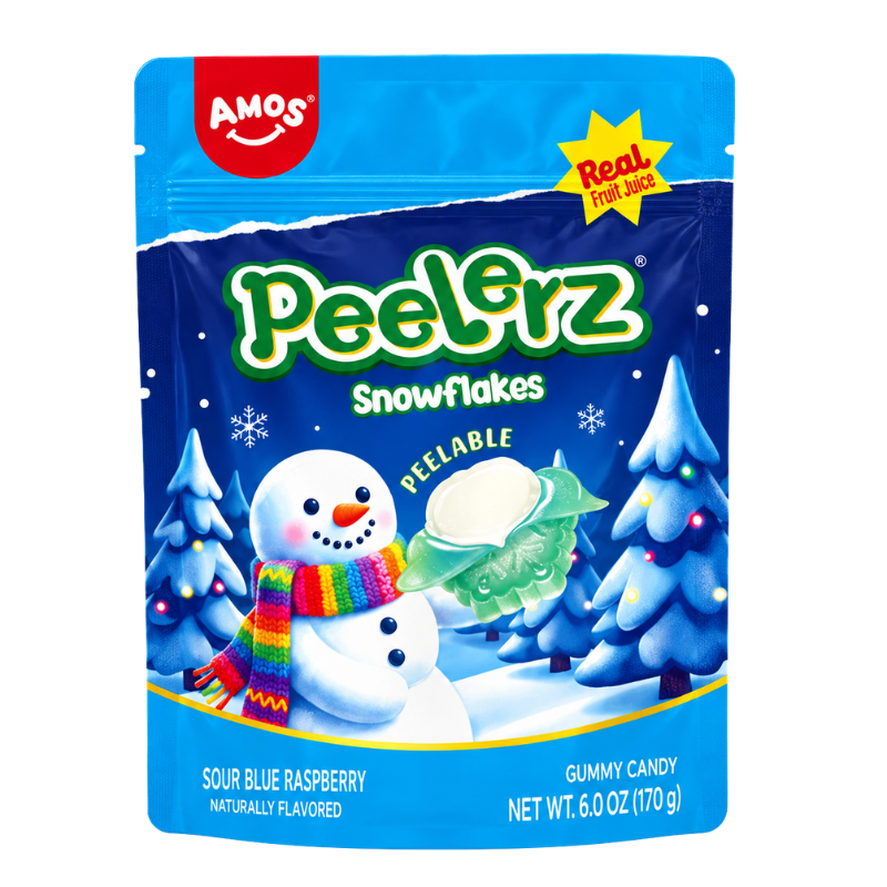PEELERZ - GUMMY HOLIDAY SNOWFLAKE - 12/170G