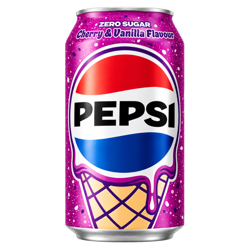 PEPSI - CHERRY VANILLA ZERO SUGAR - 24/330ML