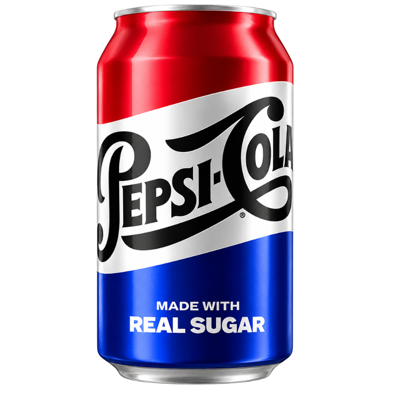 PEPSI - COLA REAL SUGAR - 12/355ML
