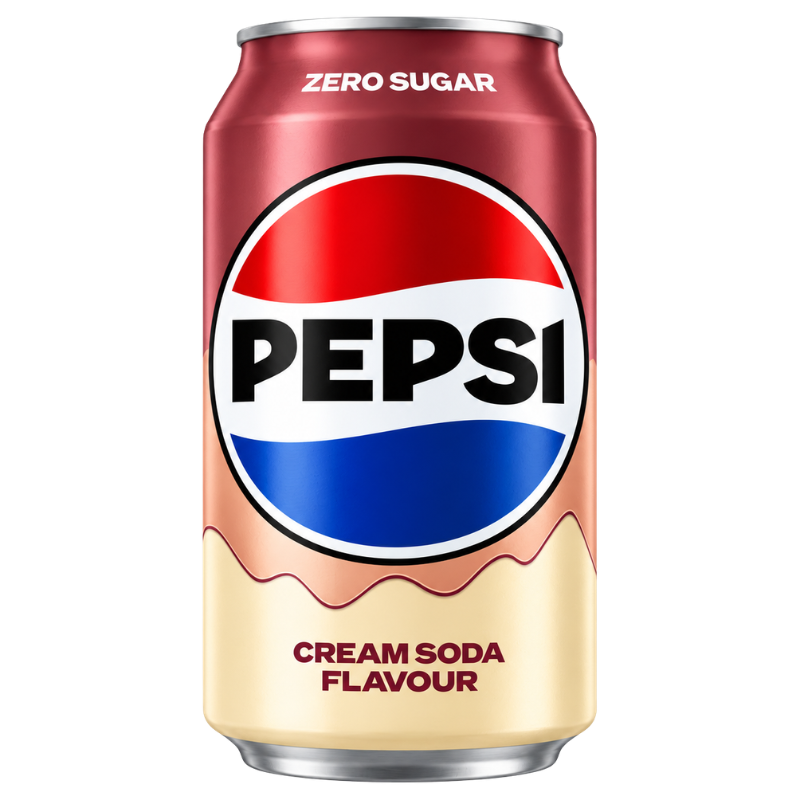 PEPSI - CREAM SODA ZERO SUGAR - 24/330ML