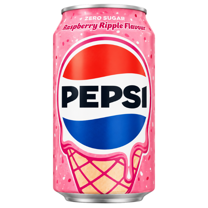 PEPSI - RASPBERRY RIPPLE ZERO SUGAR - 24/330ML
