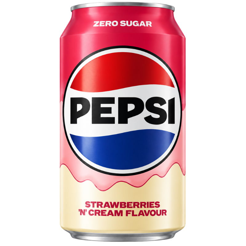 PEPSI - STRAWBERRIES 'N' CREAM ZERO SUGAR - 24/330ML