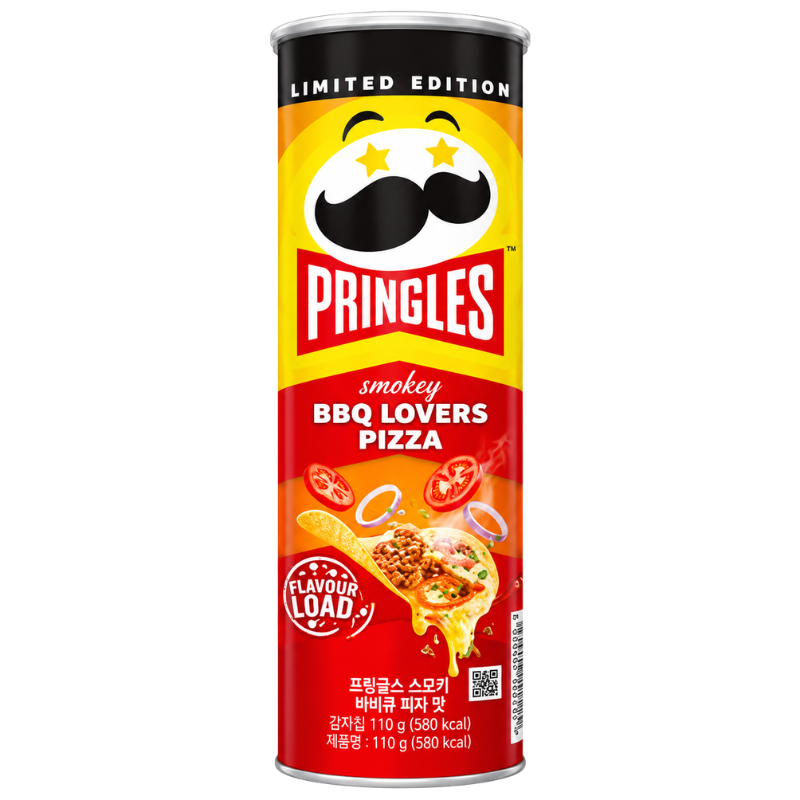 PRINGLES - BBQ LOVERS PIZZA - 12/102G