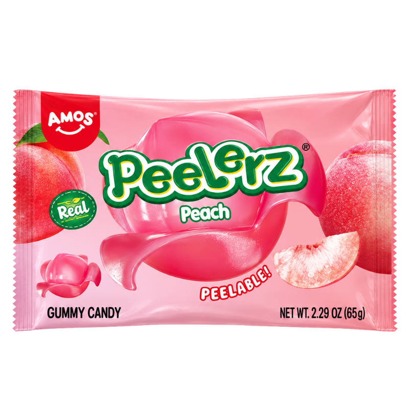 Peelerz - Gummy Peach Share Size - 12/65g