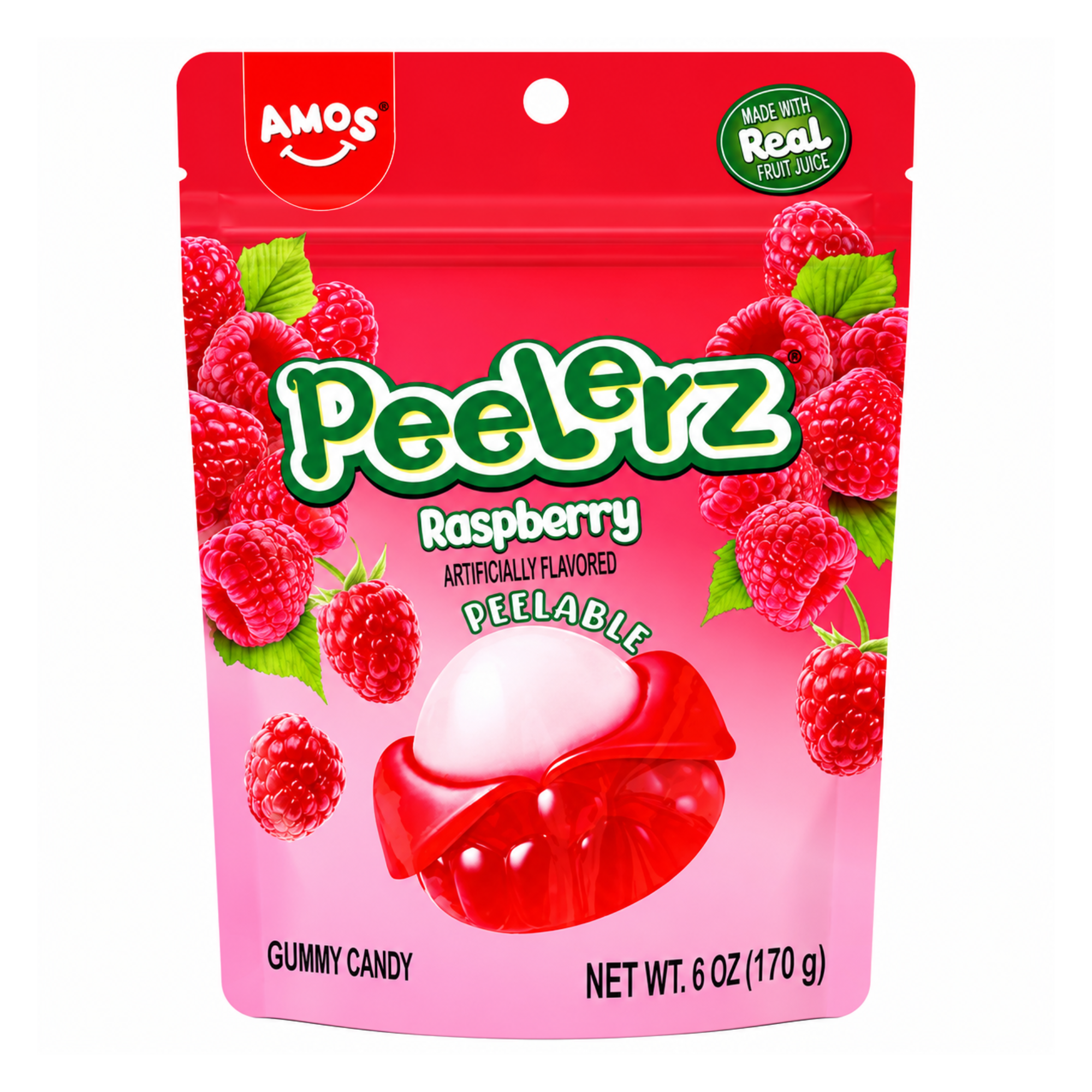 Peelerz - Gummy Raspberry - 12/170g