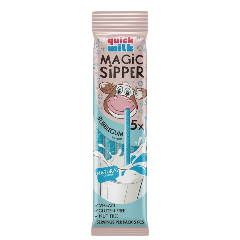 QUICK MILK - MAGIC SIPPER BUBBLE GUM - 20/30G