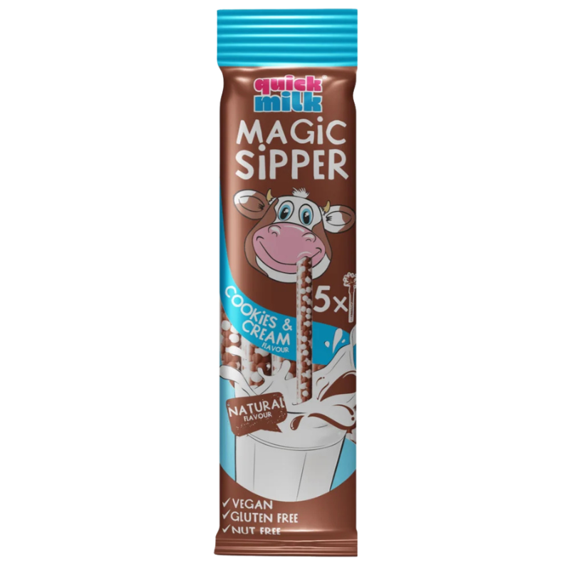 QUICK MILK - MAGIC SIPPER COOKIES & CREAM - 20/30G