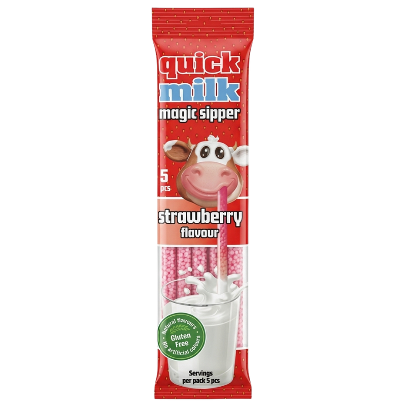 QUICK MILK - MAGIC SIPPER STRAWBERRY - 20/30G