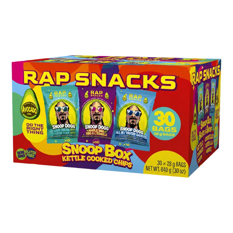 RAP SNACKS - BOÎTE DE VARIÉTÉS - 30/28G