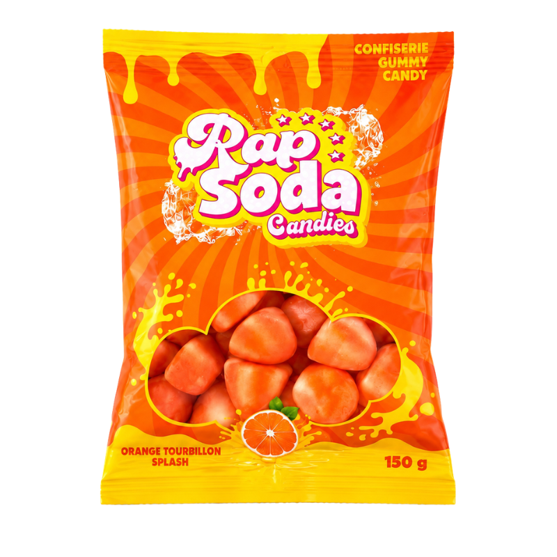 RAP SODA - ORANGE TOURBILLON GUMMY  - 24/150G