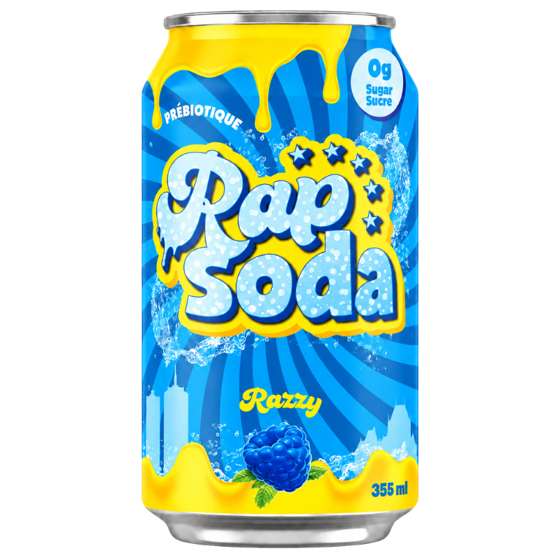 RAP SODA - RAZZY SODA - 12/355ML