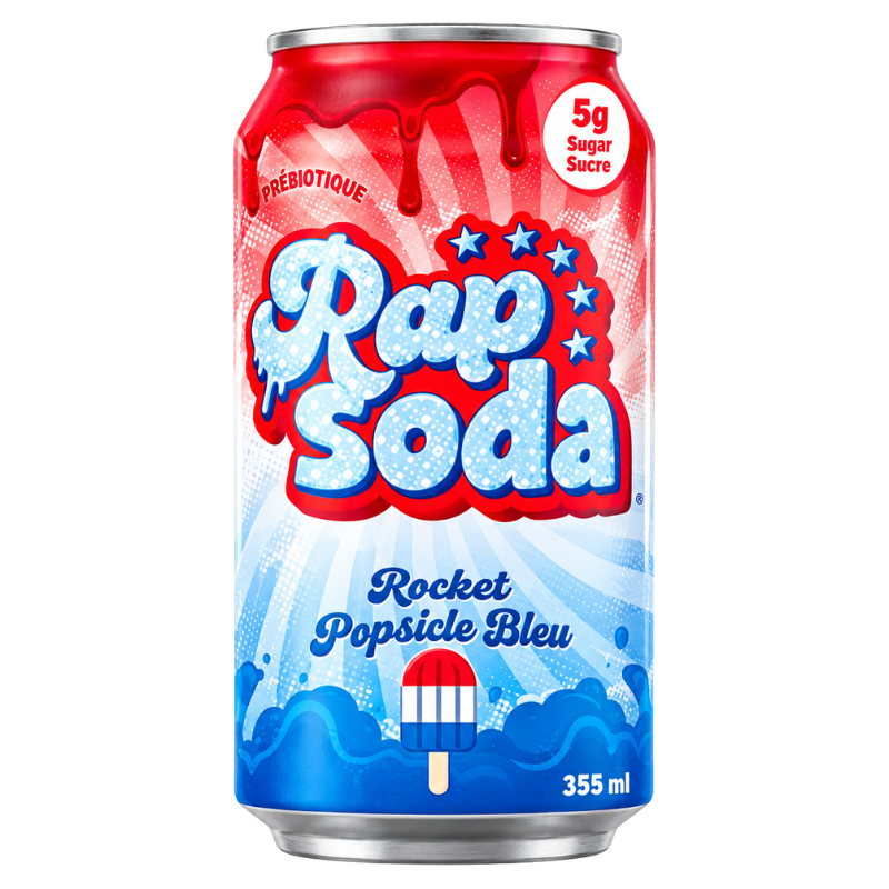 RAP SODA - ROCKET SODA - 12/355ML
