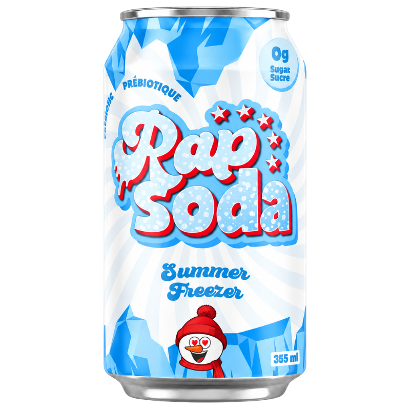 RAP SODA - SUMMER FREEZER SODA - 12/355ML