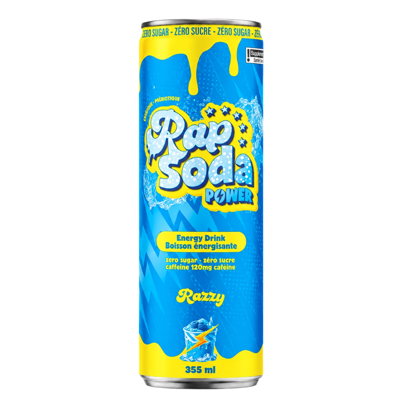 RAP SODA - POWER RAZZY - 12/355ML