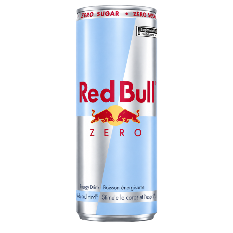 RED BULL ZÉRO - BOISSON ÉNERGISANTE - 24/250ML