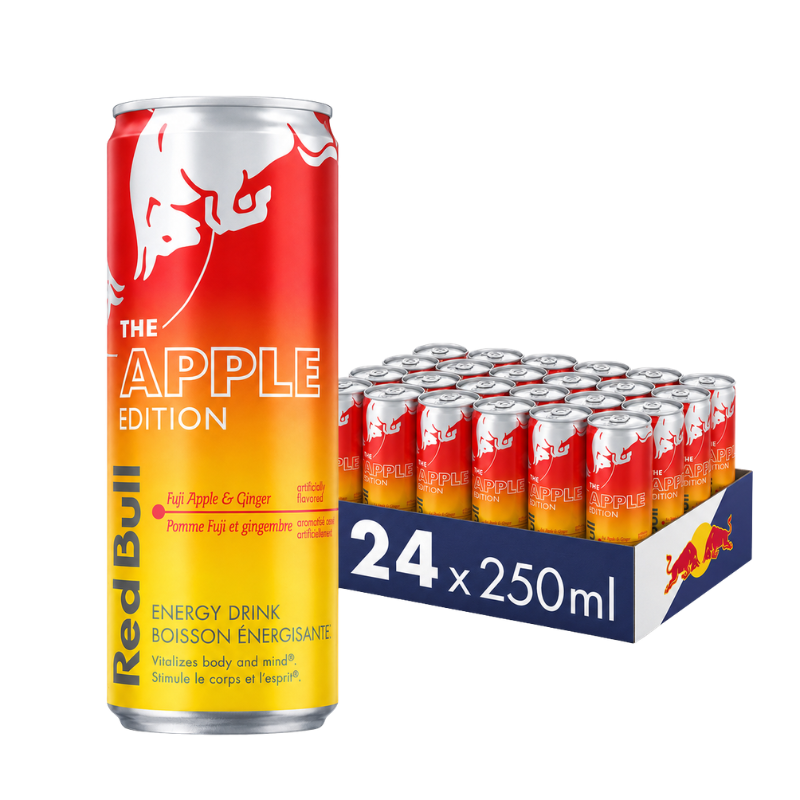 RED BULL - POMME FUJI & GINGEMBRE - 24/250ML