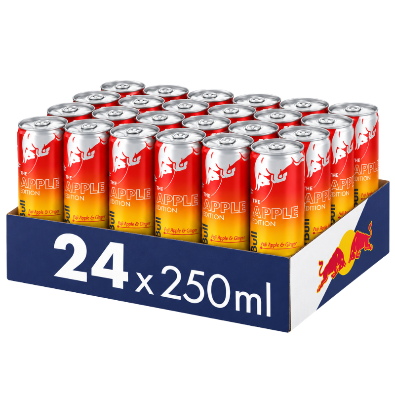 RED BULL - POMME FUJI & GINGEMBRE - 24/250ML