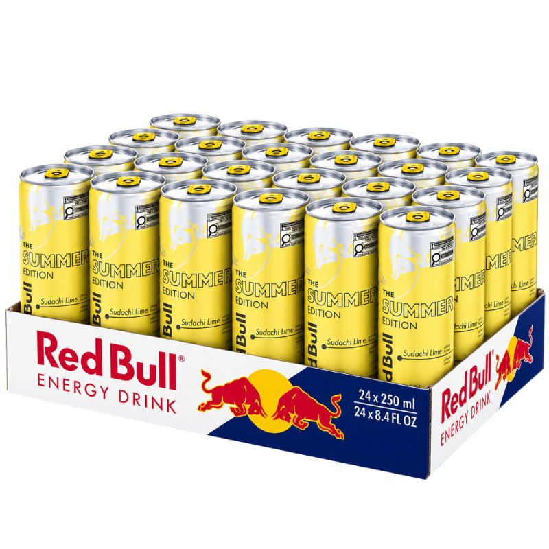 RED BULL SUDACHI LIME- BOISSON ÉNERGISANTE - 24/250ML