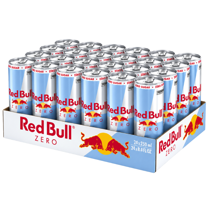 RED BULL ZÉRO - BOISSON ÉNERGISANTE - 24/250ML