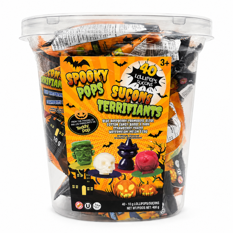 RING POP - SPOOKY POPS HALLOWEEN - 40/10G