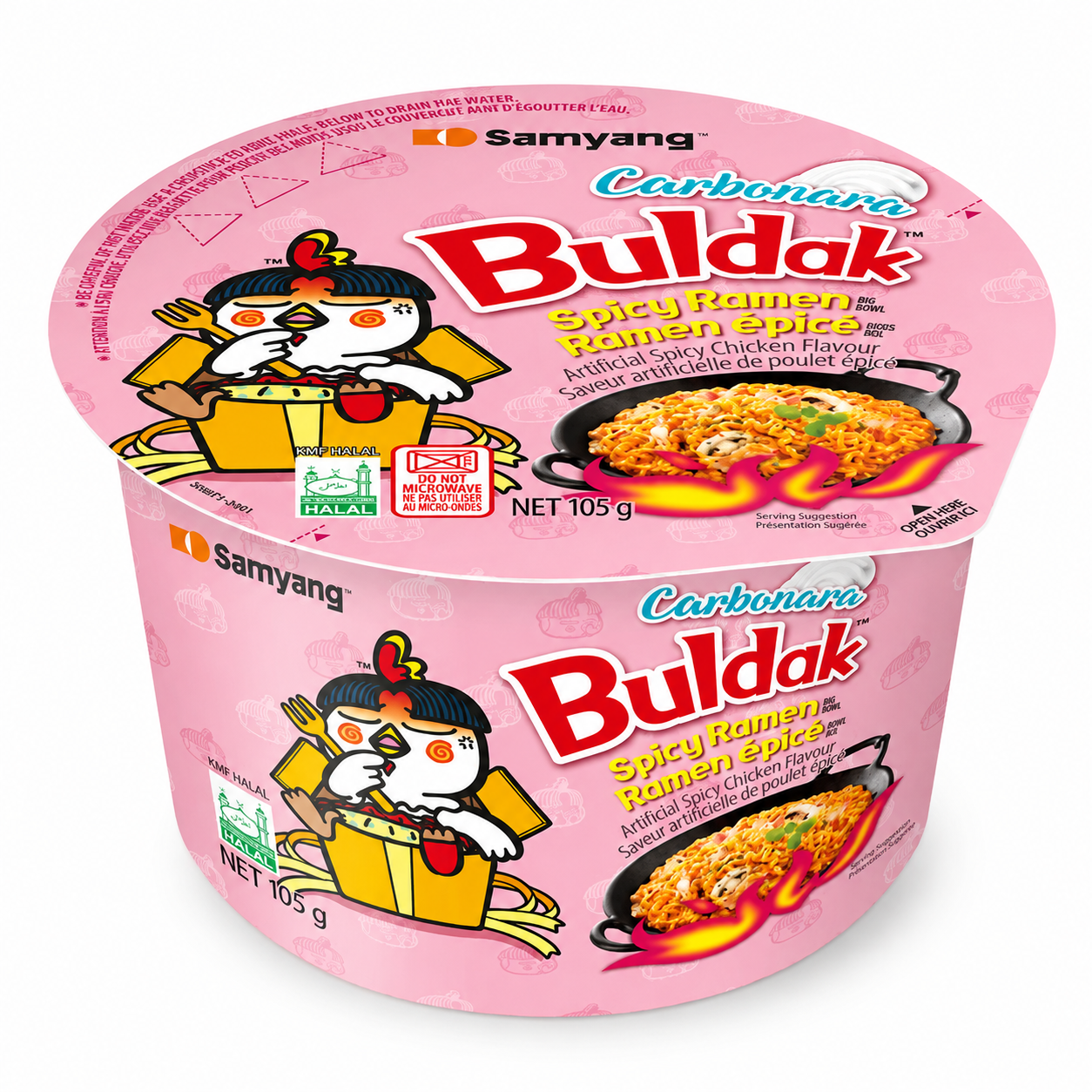 SAMYANG BULDAK - RAMEN ÉPICÉ CARBONARA - 6/105G