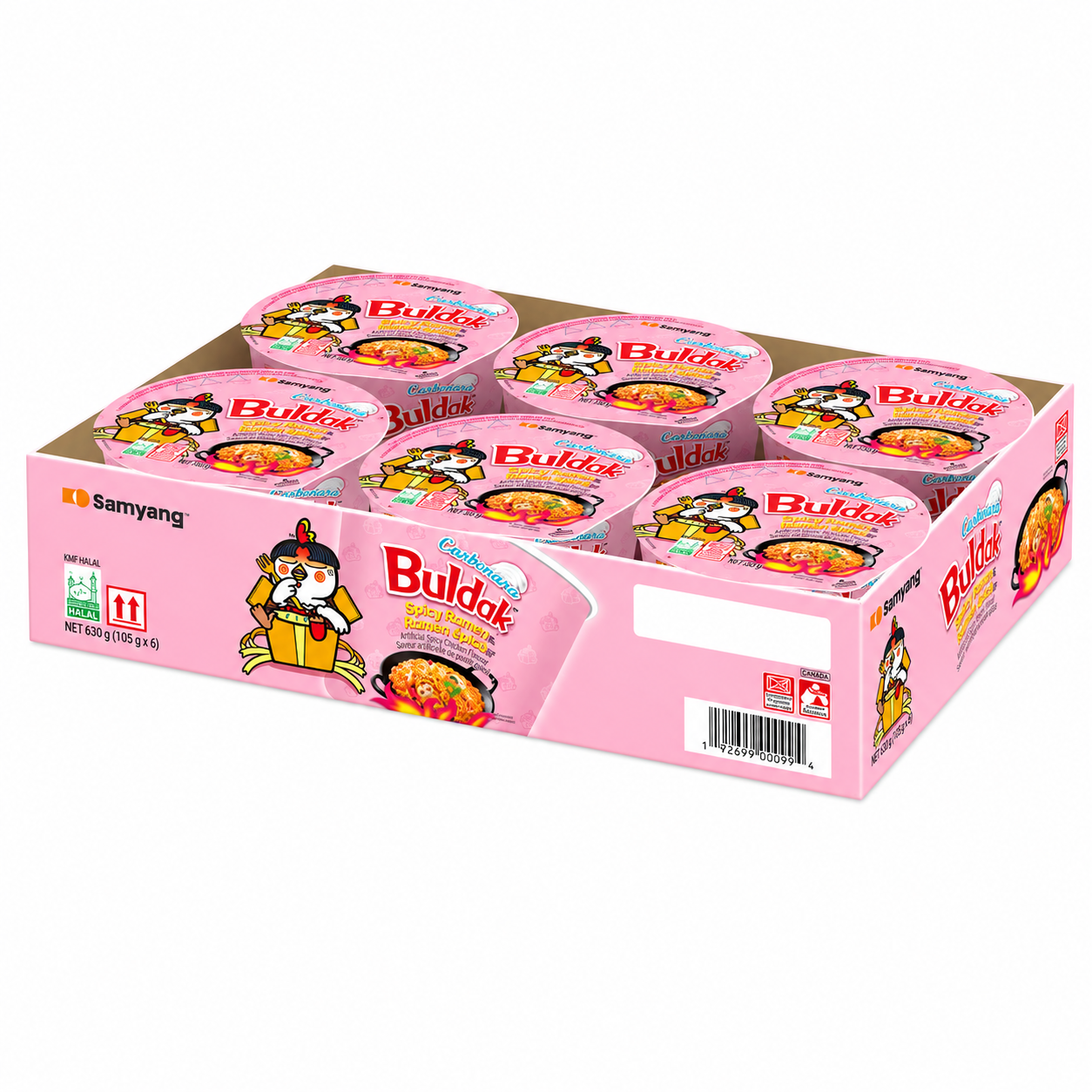 SAMYANG BULDAK - RAMEN ÉPICÉ CARBONARA - 6/105G