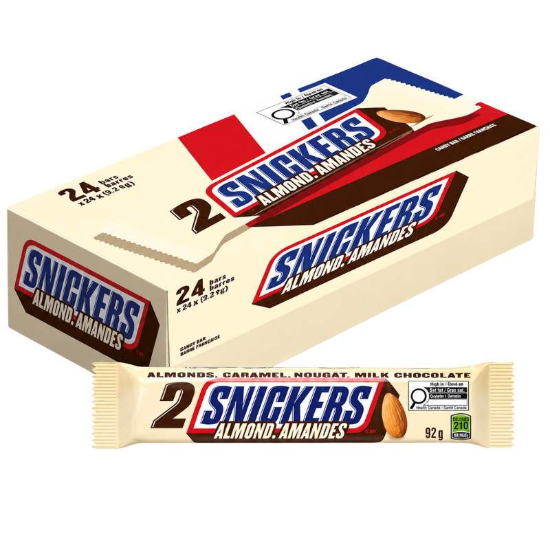 SNICKERS - AMANDES GRAND FORMAT - 24/92G