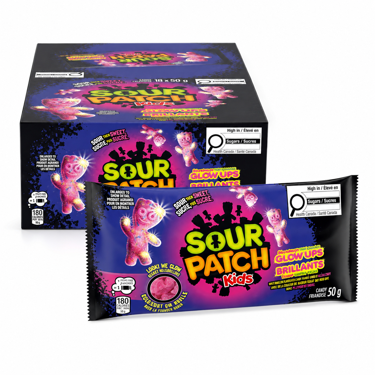 SOUR PATCH KIDS - GLOW UP - 18/50G