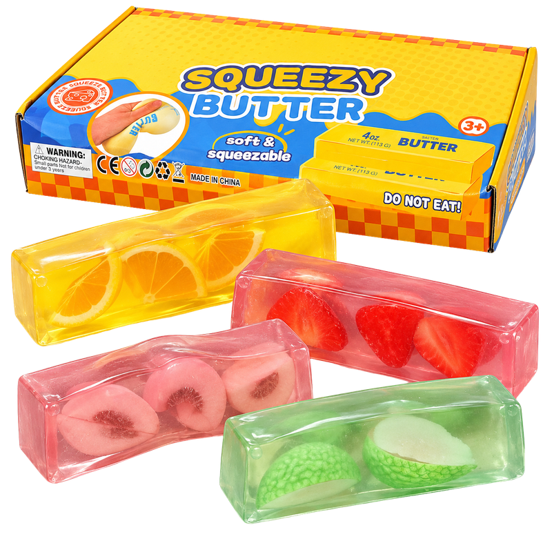 SQUISHY - COCONUT OIL BUTTER - 12PCS