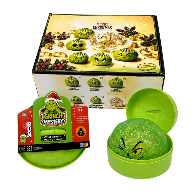 SQUISHY - DUMPLING GRINCH - 12PCS