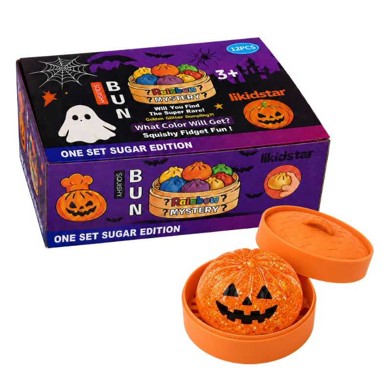 SQUISHY - DUMPLING MYSTERY HALLOWEEN - 12PCS