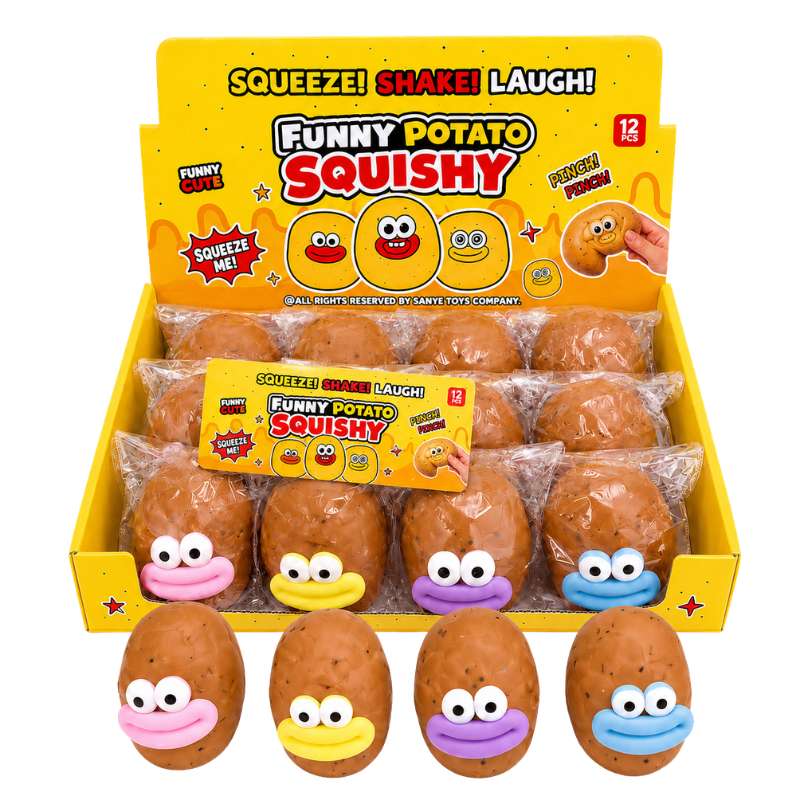 SQUISHY - FUNNY POTATO - 12PCS