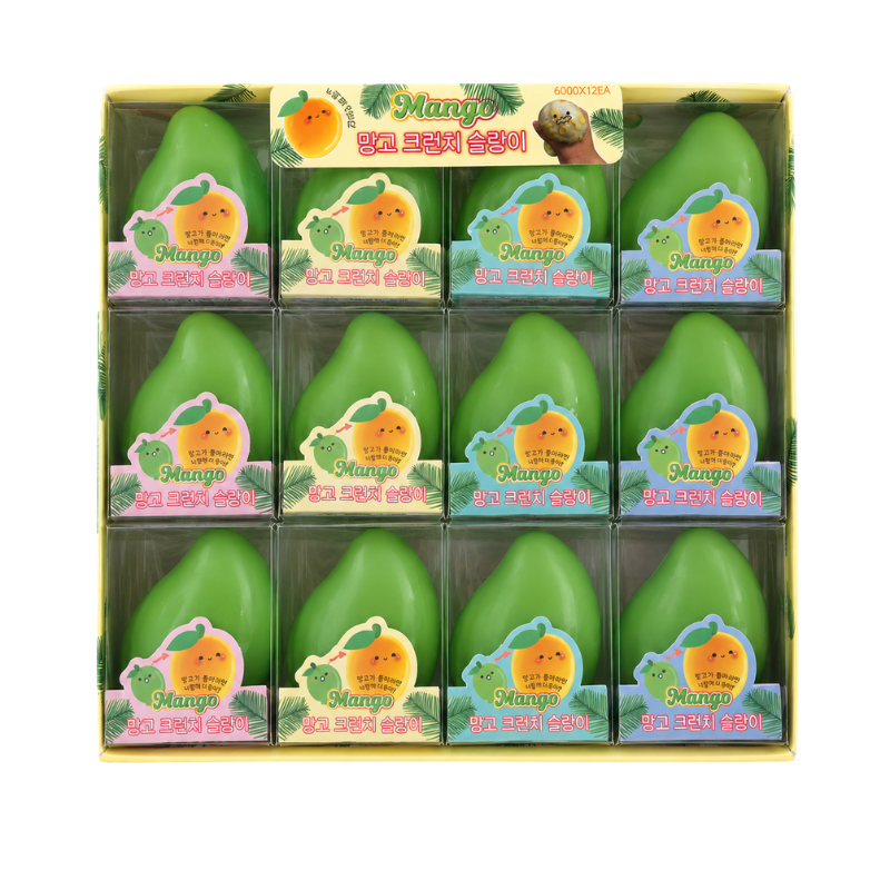 SQUISHY - MANGO - 12PCS