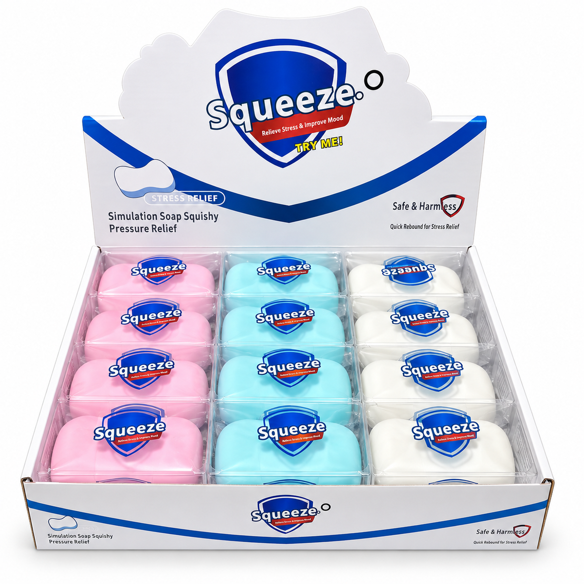 SQUISHY - SAVON SQUEEZE - 12PCS