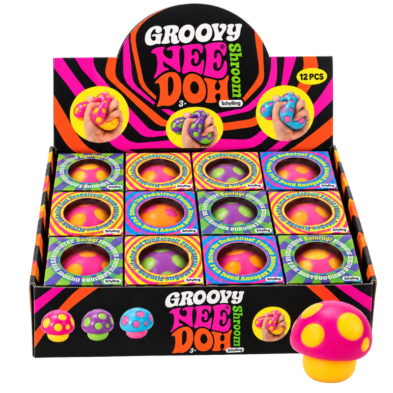 SQUISHY - SQUEEZE MUSHROOM - 12PCS