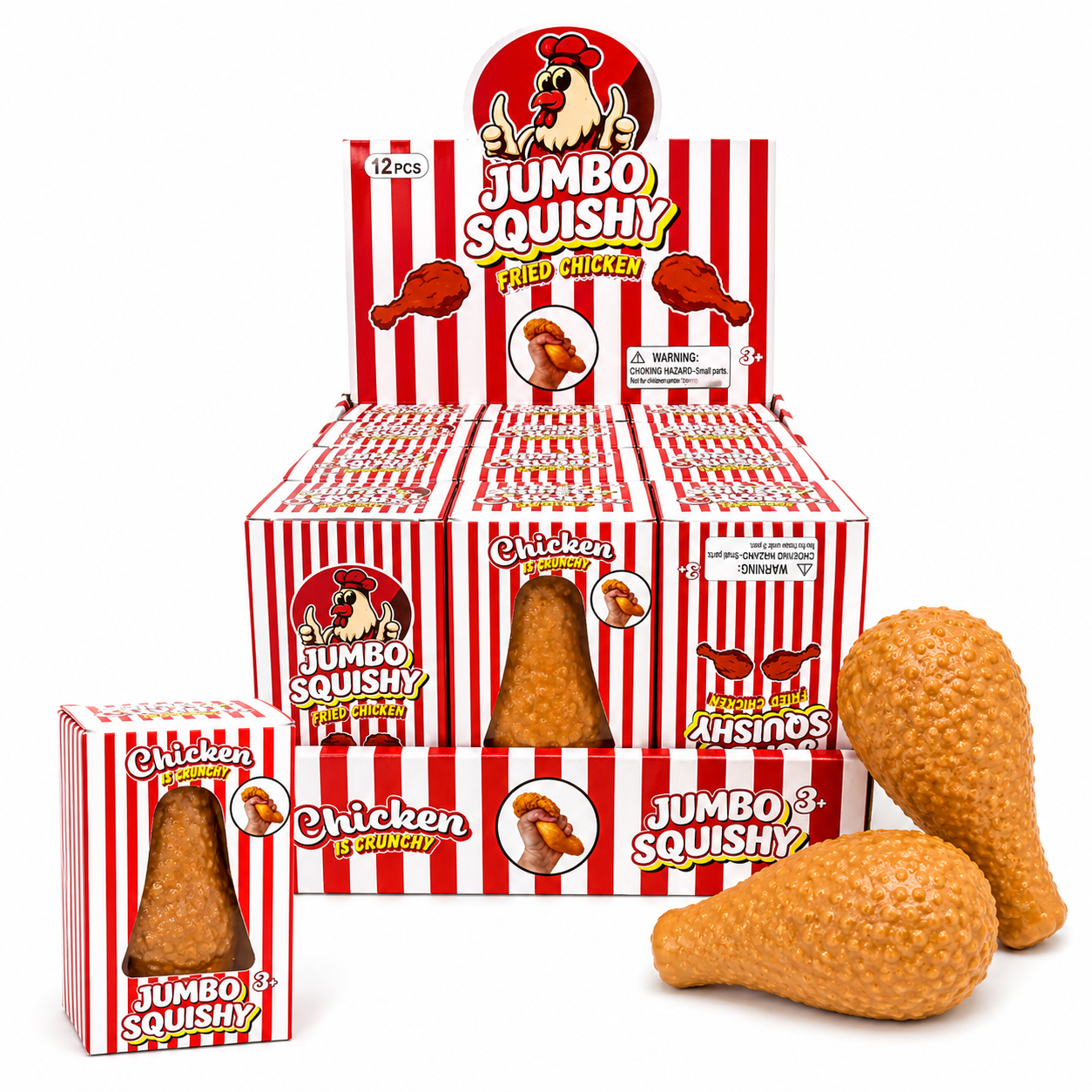 SQUISHY - FRIED CHIKEN - 12PCS