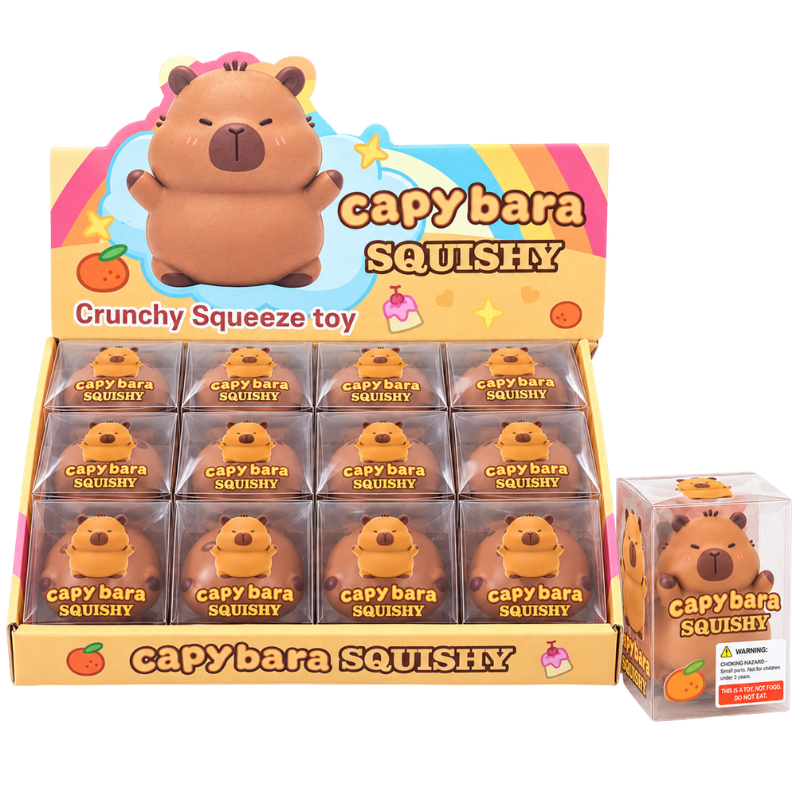 SQUISHY CRUNCH - CAPYBARA CROQUANT - 12PCS