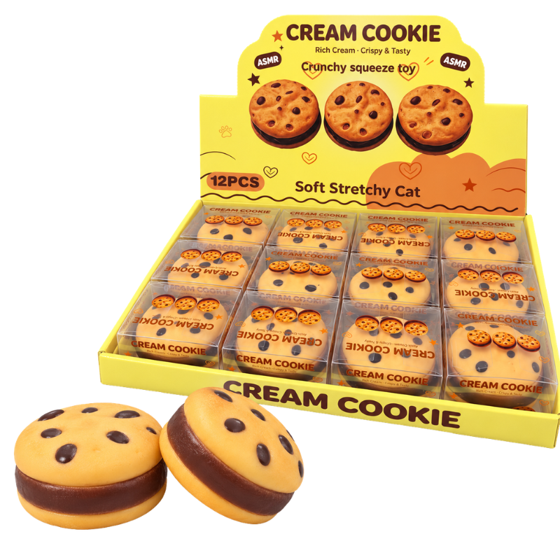 SQUISHY CRUNCH - COOKIE CROQUANT - 12PCS