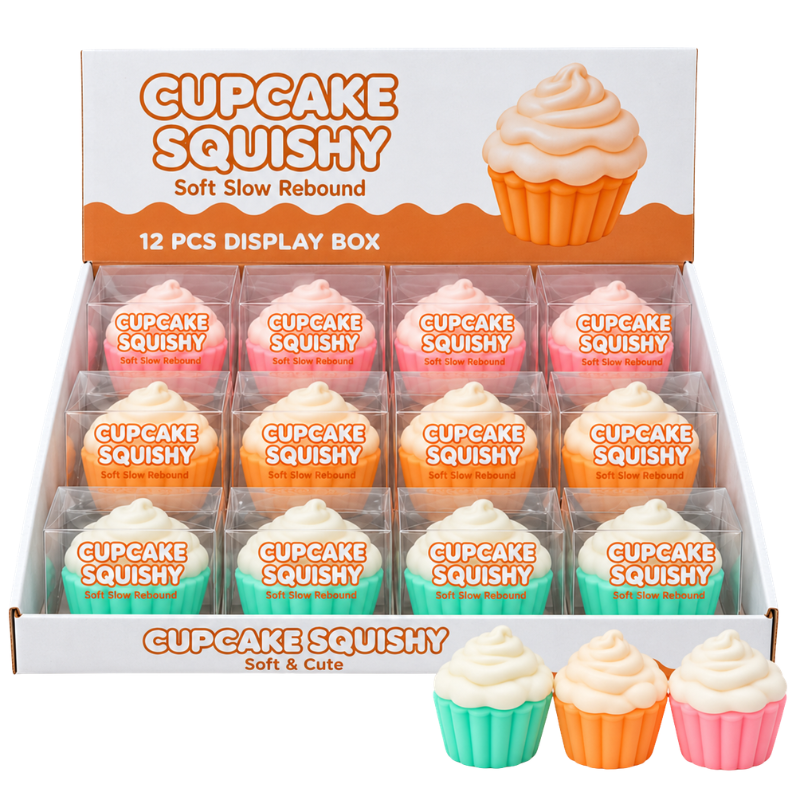 SQUISHY CRUNCH - CUPCAKE CROQUANT - 12PCS