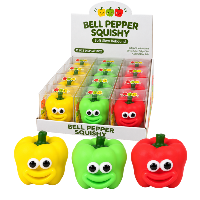 SQUISHY CRUNCH - PEPPER CROQUANT - 12PCS