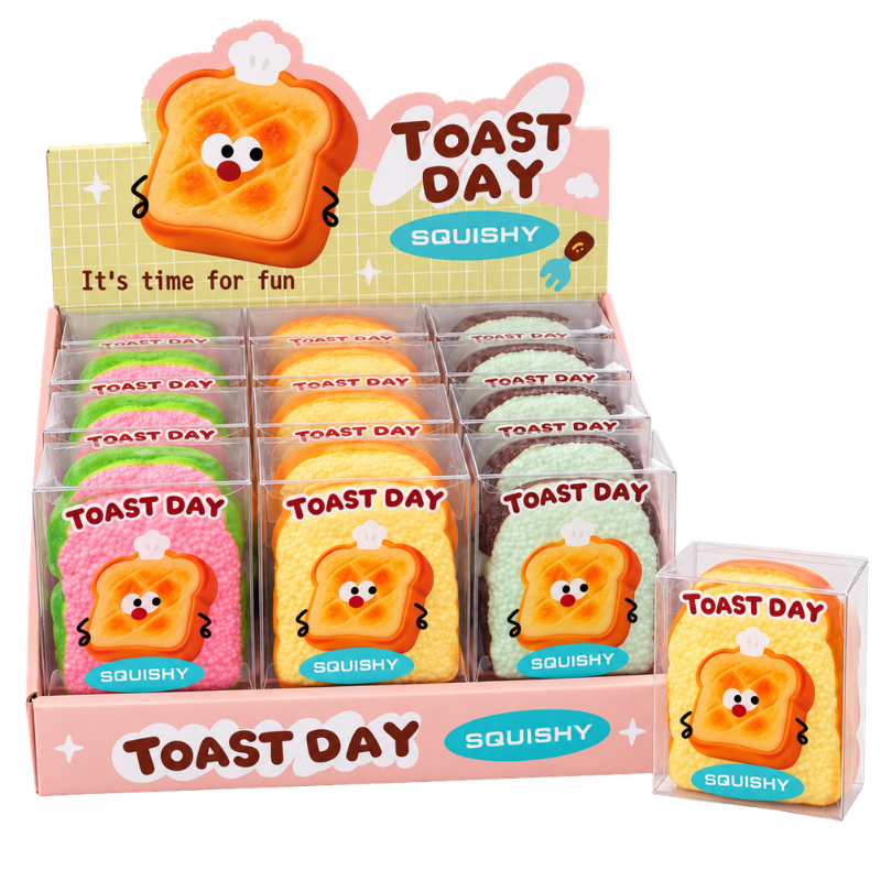 SQUISHY CRUNCH - TOAST CROQUANTE - 12PCS