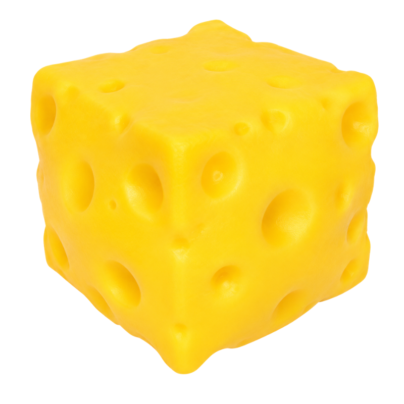 SQUISHY - FROMAGE GÉANT - 6PCS