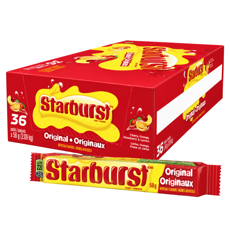 STARBURST - FRUITS ORIGINAUX - 36/58G