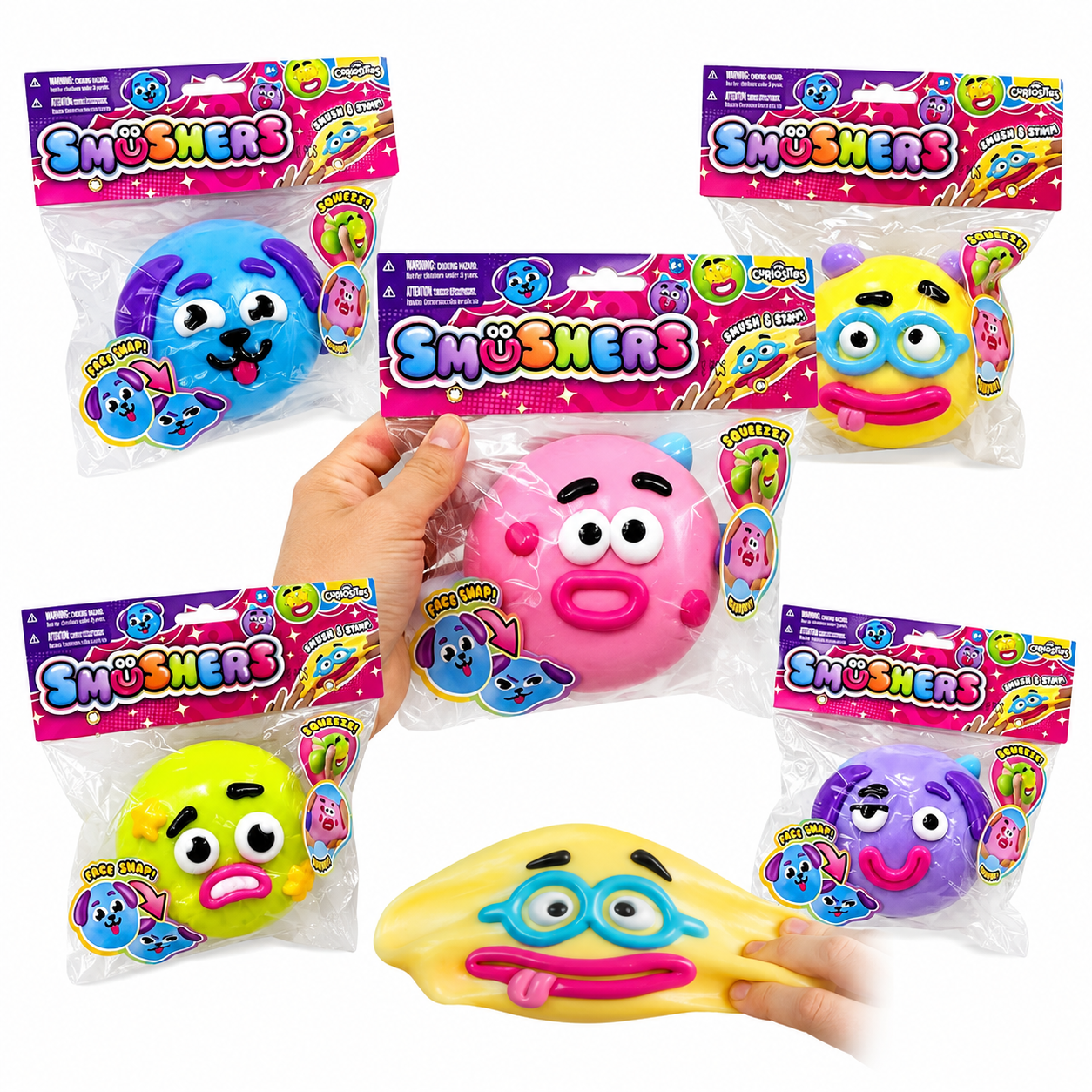 SQUISHY - SMUSHERS - 12PCS