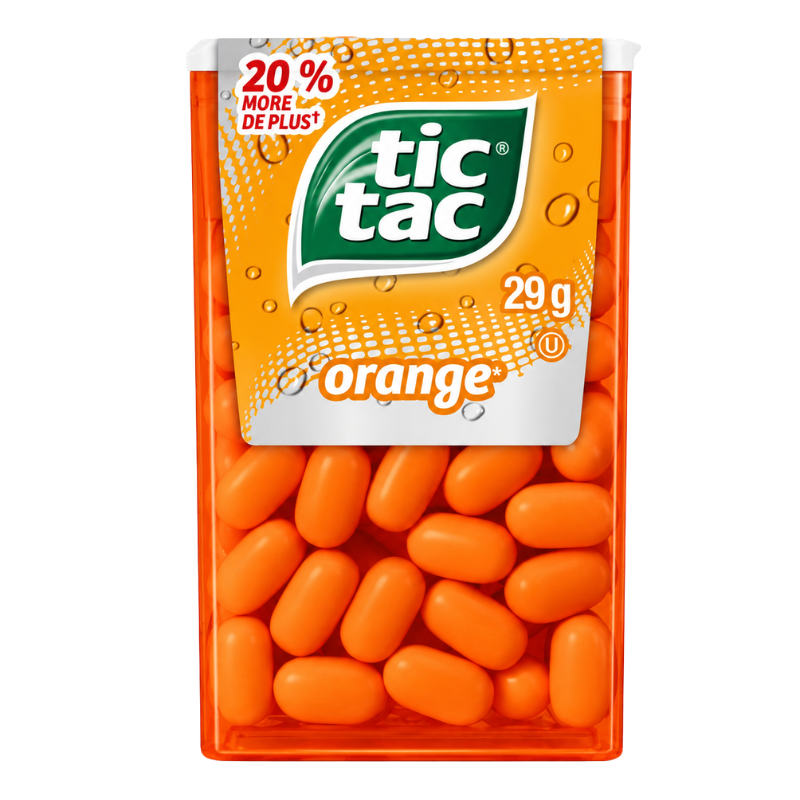 TIC TAC - MENTHES À L'ORANGE - 12/29G