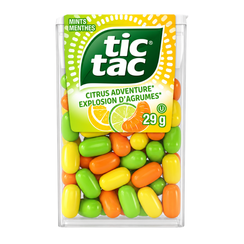 TIC TAC - MENTHES EXPLOSION D'AGRUMES - 12/29G