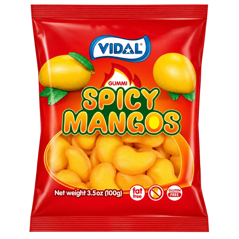 VIDAL - SPICY MANGOS - 14/100G